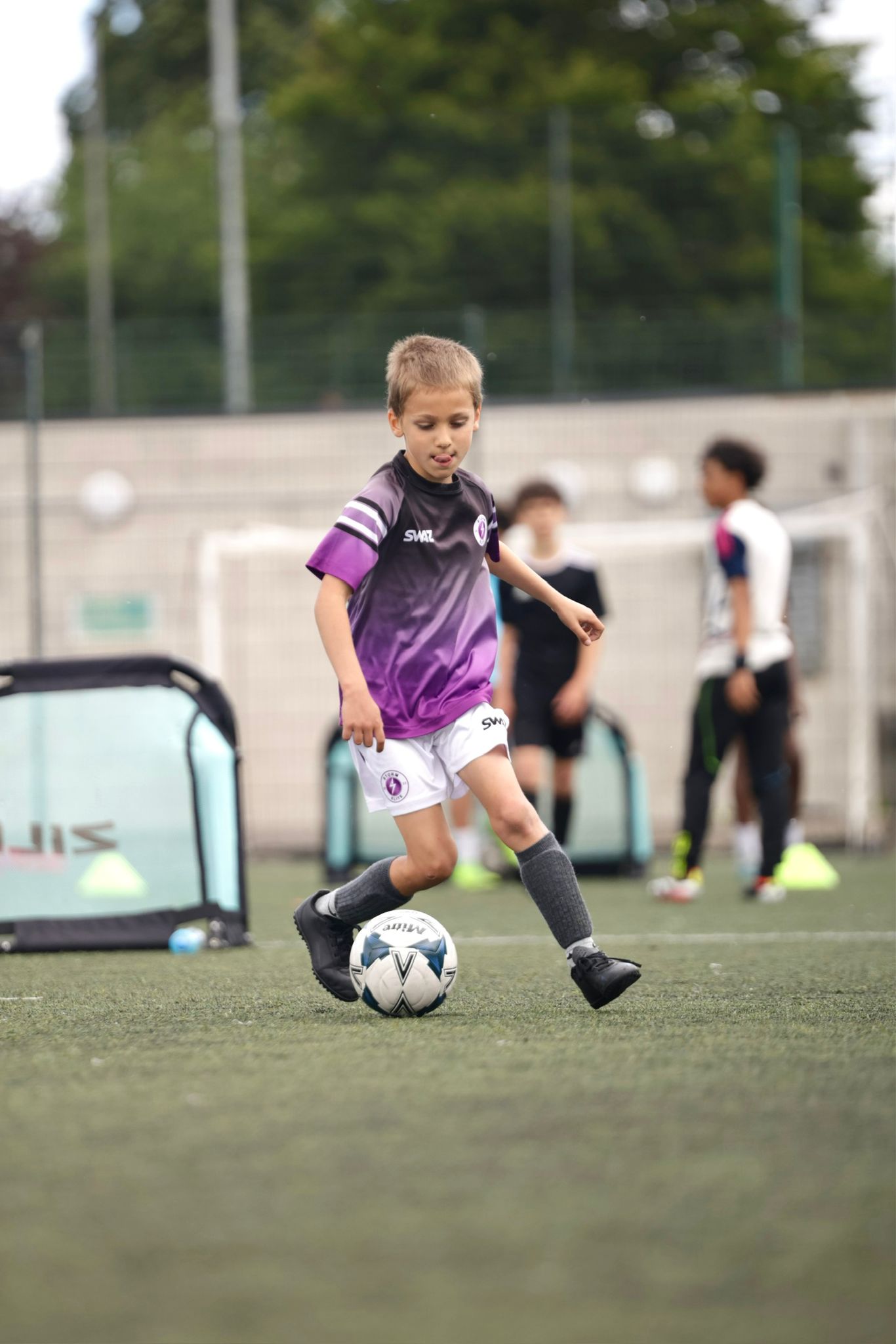 Players during break time