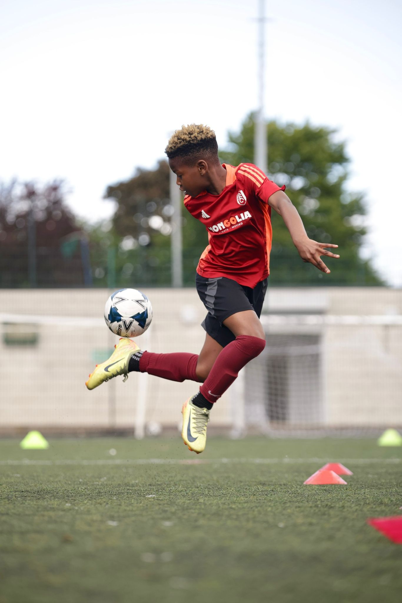 Goalkeeping training session
