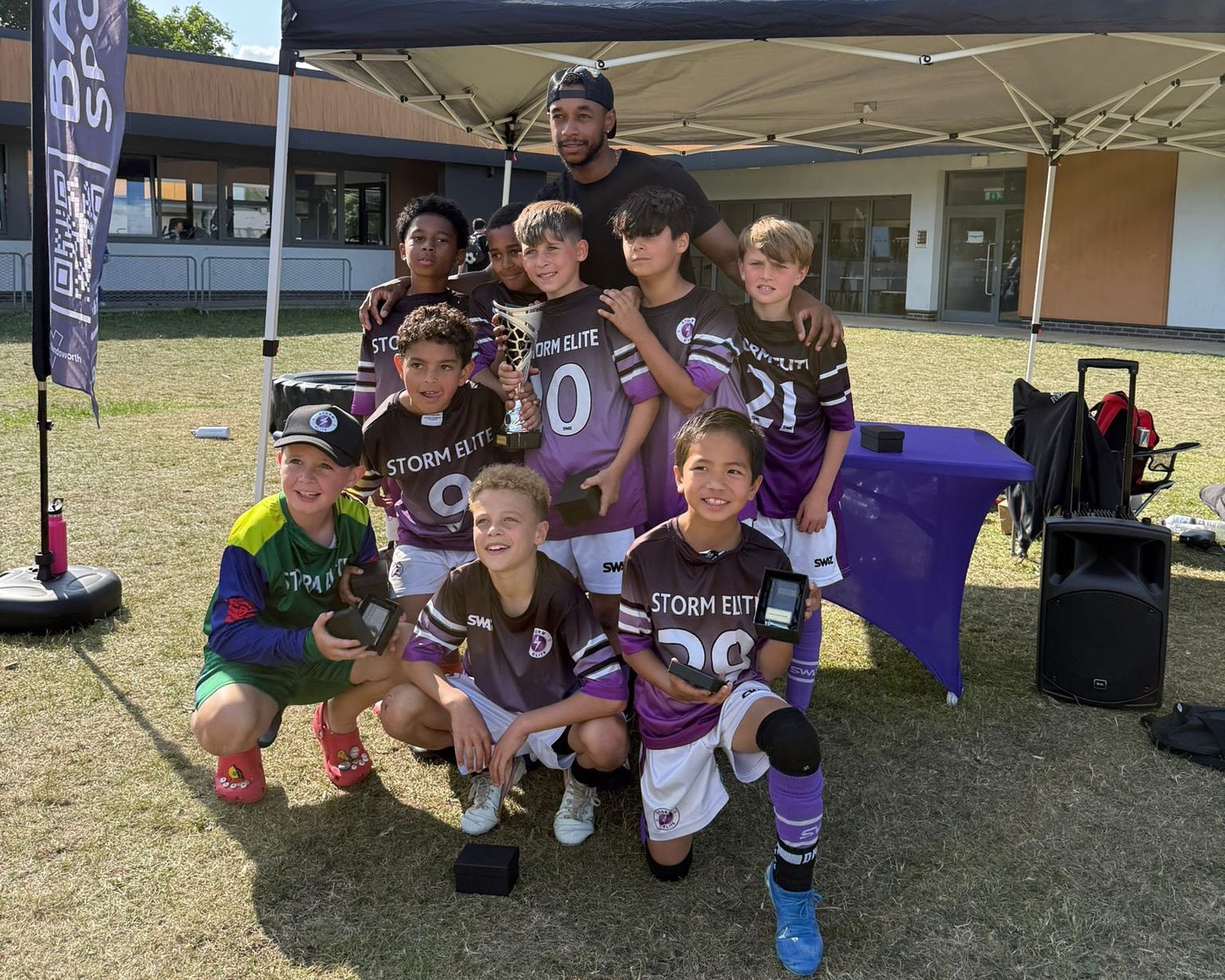 Enable Cup Champions celebration